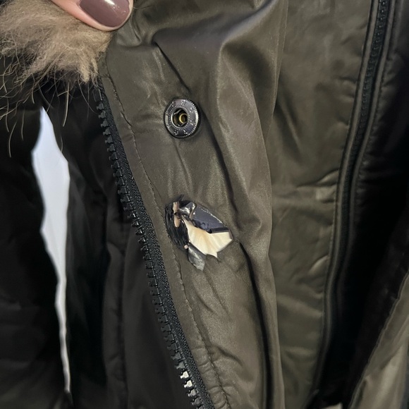 RUDSAK Olive Green Fur-Trimmed Women’s Parka Jacket - Picture 6 of 13